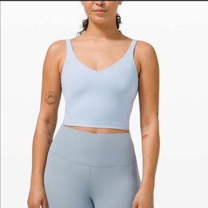 Lulu lemon light blue tank barely worn